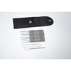 5pcs Stainless Steel Lock Pick Set Model Professional Locksmith Tools