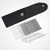 5pcs Stainless Steel Lock Pick Set Model Professional Locksmith Tools