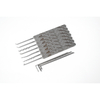 5pcs Stainless Steel Lock Pick Set Model Professional Locksmith Tools
