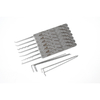 5pcs Stainless Steel Lock Pick Set Model Professional Locksmith Tools